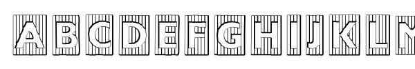 Bad Baltimore Beveled font preview